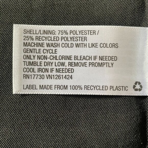 Black Satin Midi Slip Dress Wild Fable XXL Minimalist Occasion Holiday Glam - Picture 10 of 10